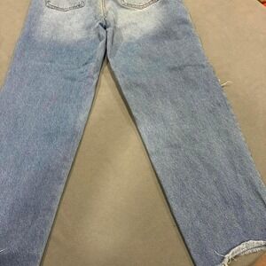 Straight legs MONKEY RIDE JEANS  Blue Distreessed women size 5